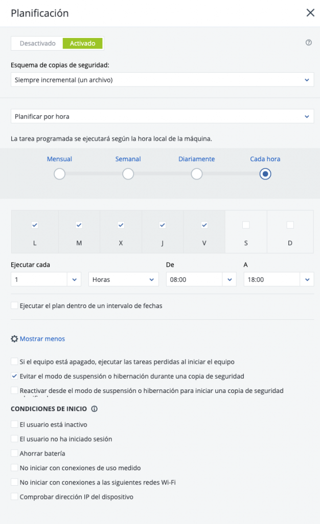 Ejemplo copias de seguridad f10 informática y recuperación desastres